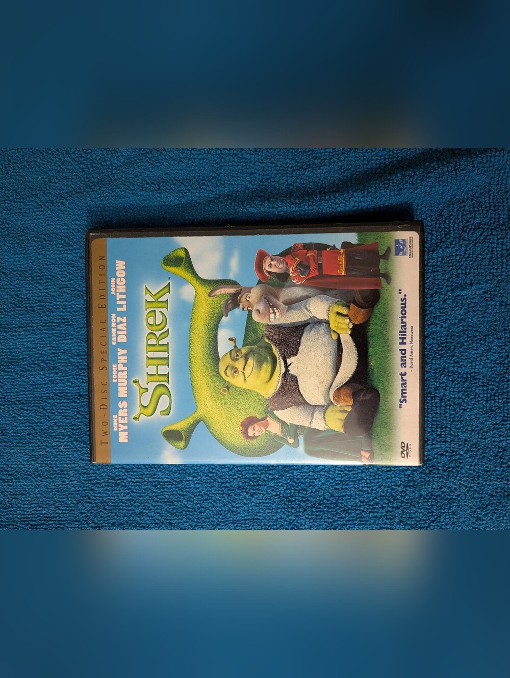 Shrek DVD Double Disc Set By Dreamworks EUC Movie Night Collectible Film Kids